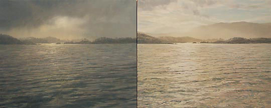 Ardnamurchan, Loch Sunart landscape paintings entitled Two Crows Later