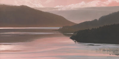 A tranquil Loch Sunart, Ardnamurchan - Canvas landscape prints for sale